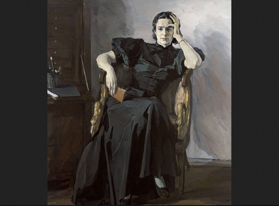 Павел Корин. "Портрет Н.А.Пешковой".1940.