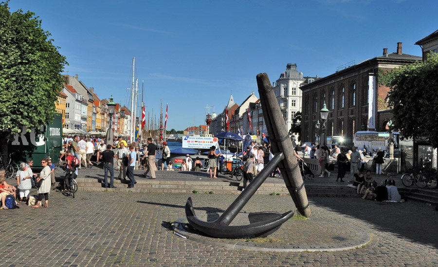 Копенгаген, шумная набережная