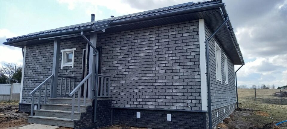Завершено строительство каркасного дома - ООО БрусЭкодом