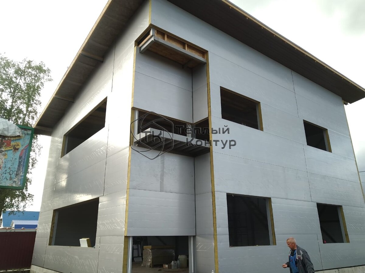 Строительство двухэтажного строения в Сертолово | Hot-Kontur 