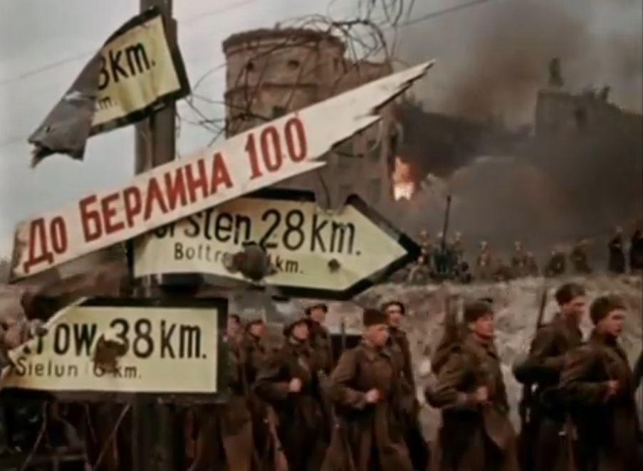 Калининград, 1958 год. Юго-западное крыло Королевского замка. кадр из фильма "Дорогой мой человек".