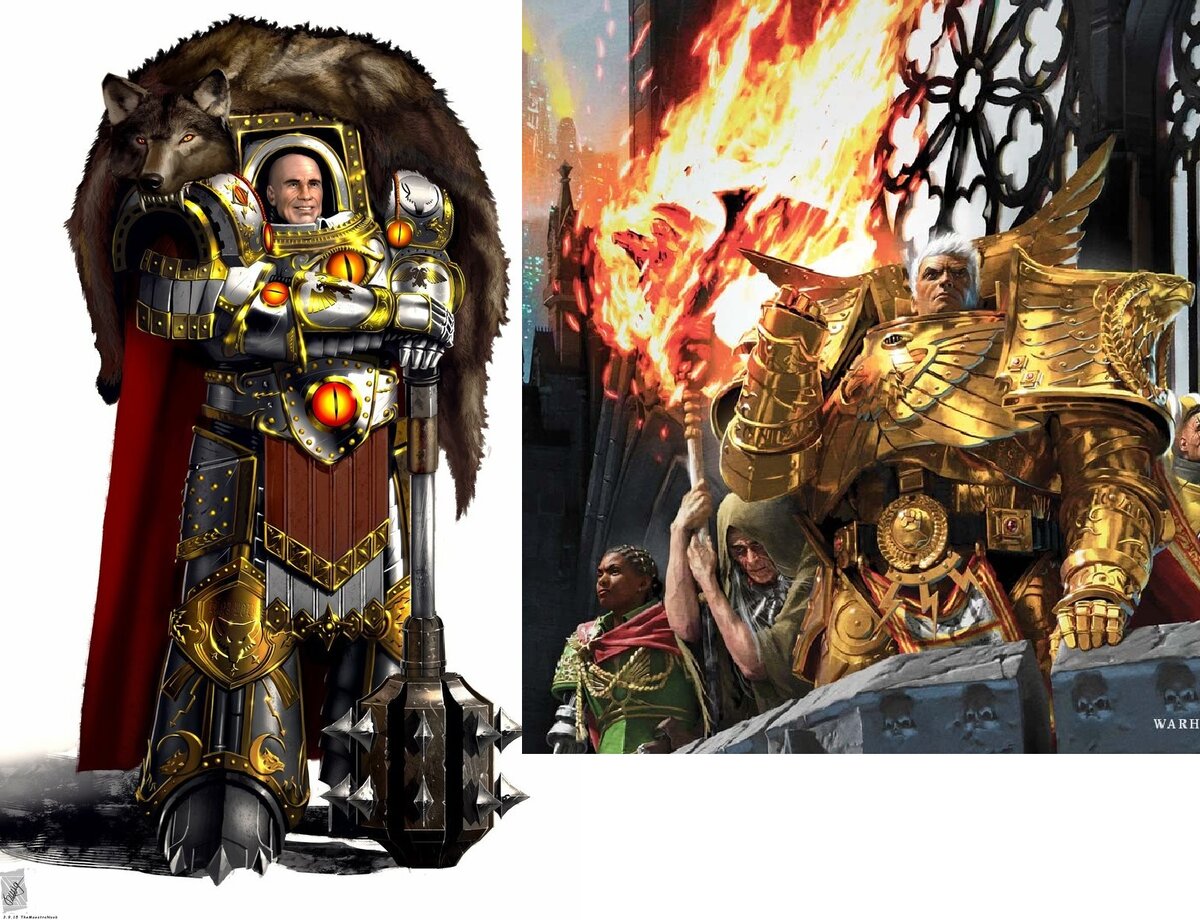 Дорн был в гостях у Хоруса", и именно тогда он сообщил, что его отзывают на Терру... 