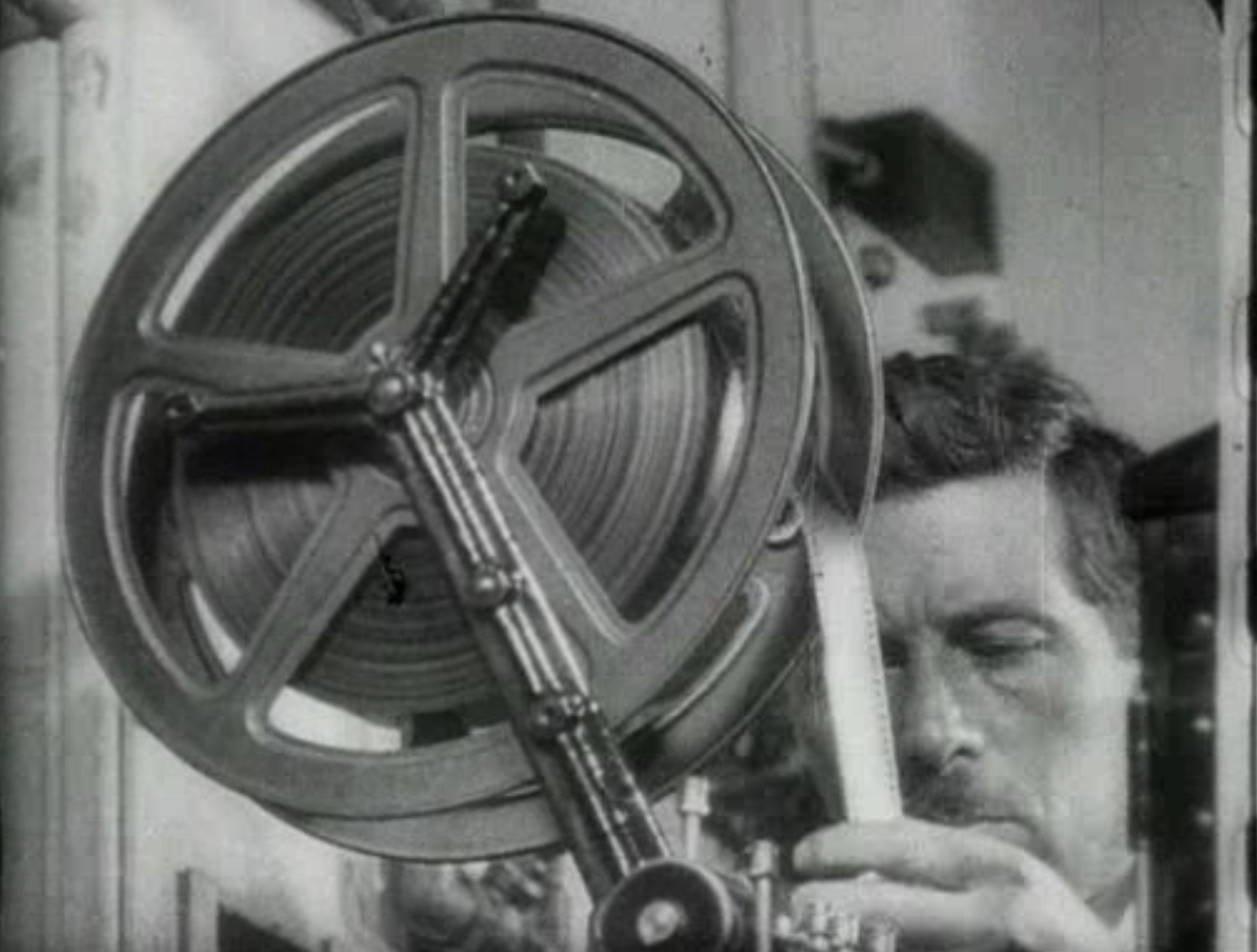 Кадр из фильма «Человек с киноаппаратом», Дзига Вертов, 1929 год