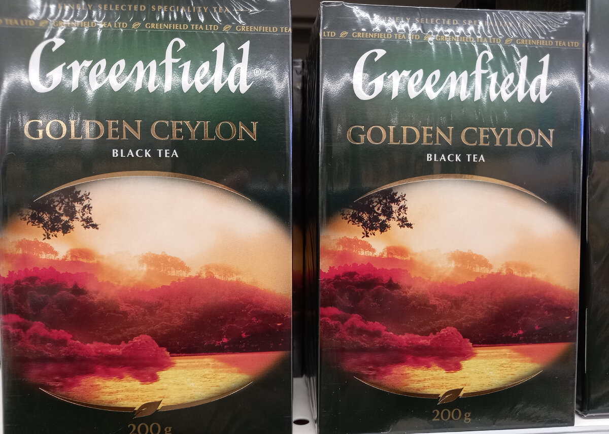 Чай "Greenfield Golden Ceylon" (фото автора)