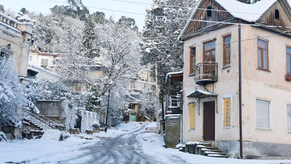 Абхазия Сухум зима
