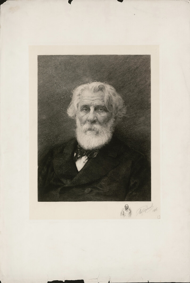 Рундальцев Михаил Викторович (1871–1922) Портрет И. С. Тургенева
1904
Офорт
НИМ РАХ
