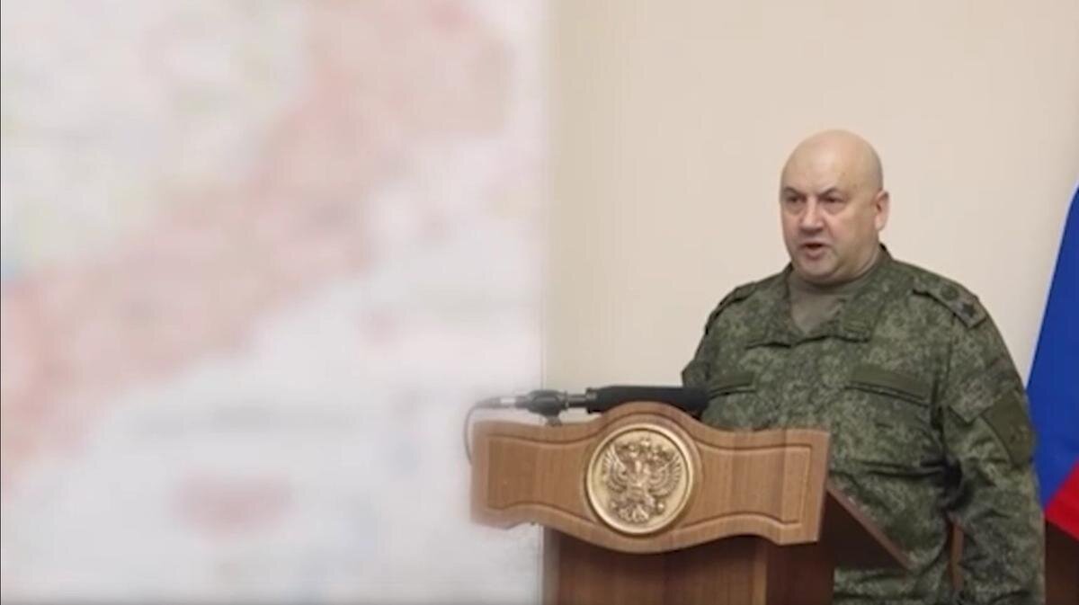 Сергей Суровикин. Фото: скриншот из видео с телеграм канала Shot