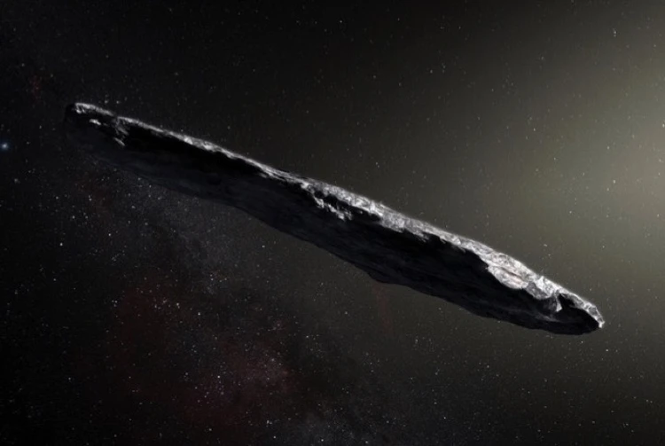 Таким Оумуамуа представляю астрономы. 



