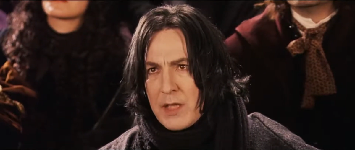 Снейп "заговаривает" метлу