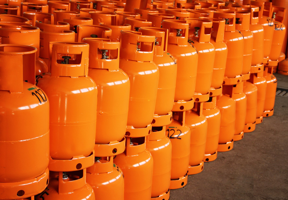 Propane Gas cylinder. LPG Petroleum Gas. Сжиженный ГАЗ. Баллоны для сжиженного газа.