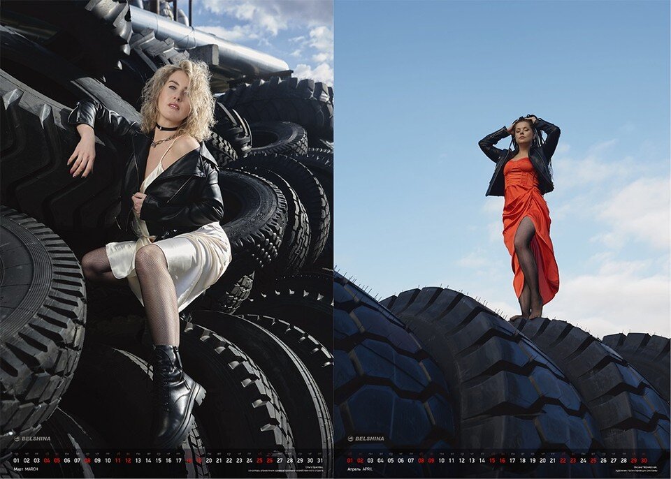     Некоторые девушки были рок-звездами. Фото: belshina.by