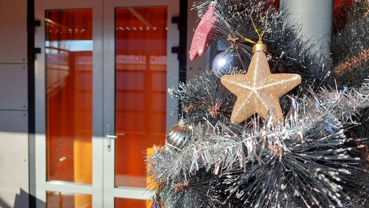 Ёлка наряжена.