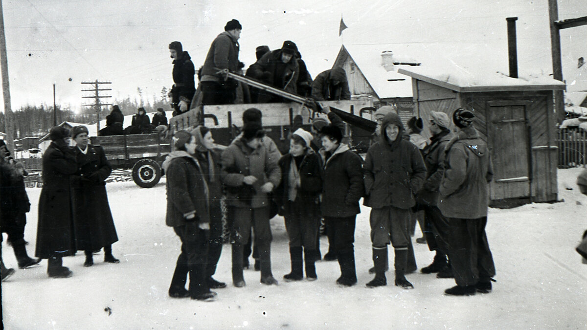 Посёлок Вижай, 25 января 1959 года.