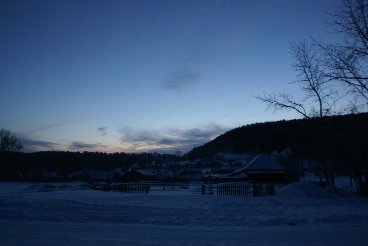 Раннее утро. Колывань