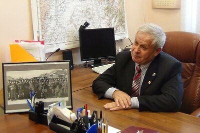    Сотрудник архивного центра Анатолий Георгиевич Журавлев © Пресс-служба Главного архивного управления Московской области