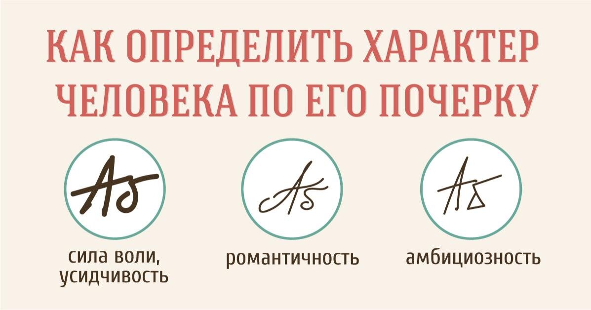 Определение характера по почерку онлайн по фото