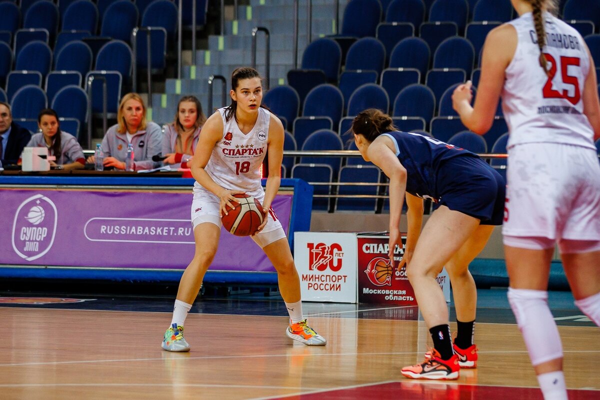 18 номер - самый сильный легкий форвард  молодежки и, наверное, России - Софья Люлина