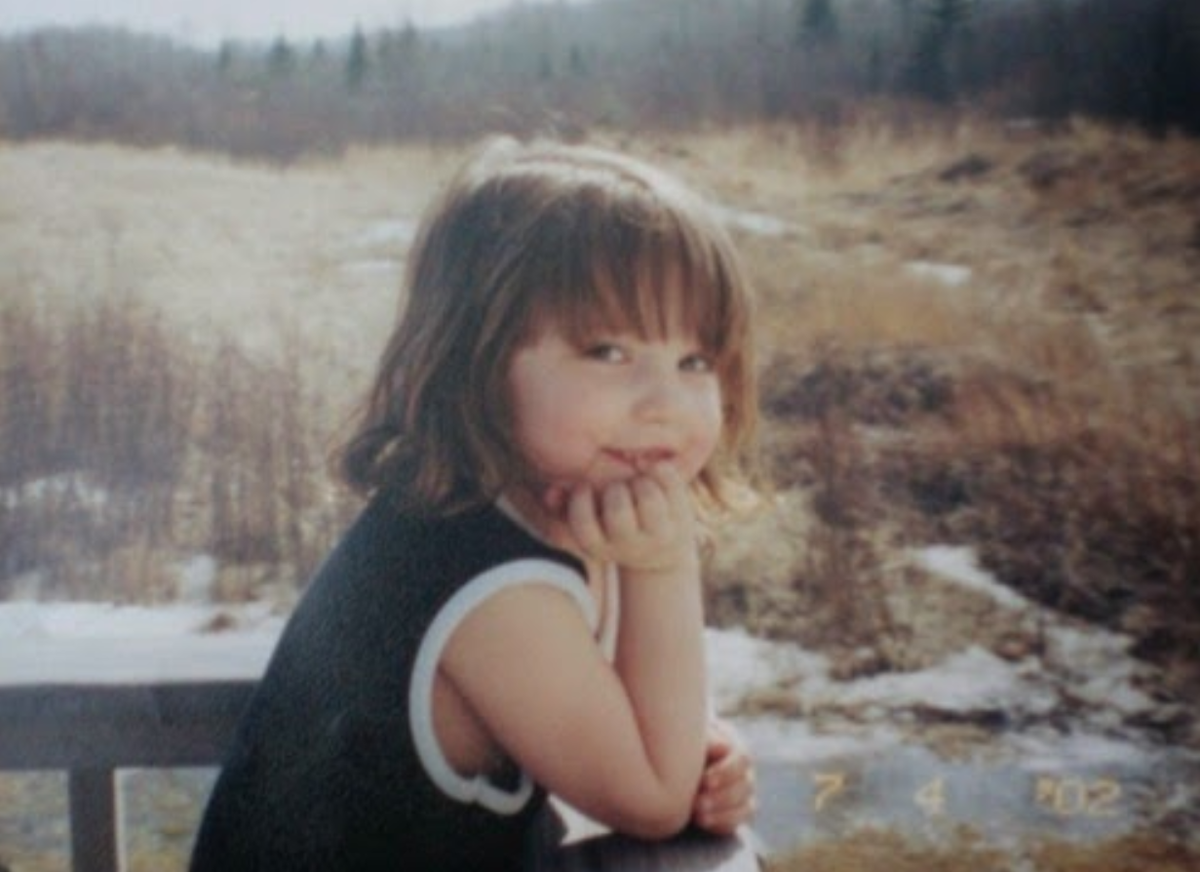 ЛиАнна Уорнер, здесь ей 4 года