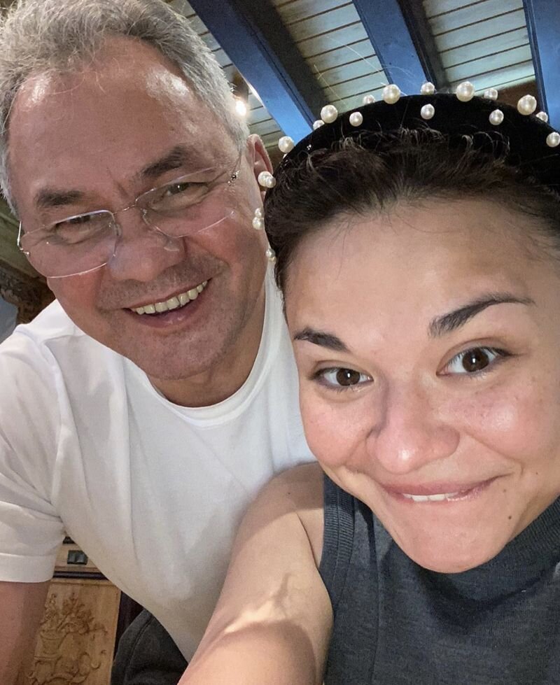 Ксения Шойгу с отцом Сергеем Шойгу