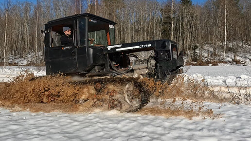 Самый быстрый трактор ДТ75 на японском V8 VS ЗИЛ 157!