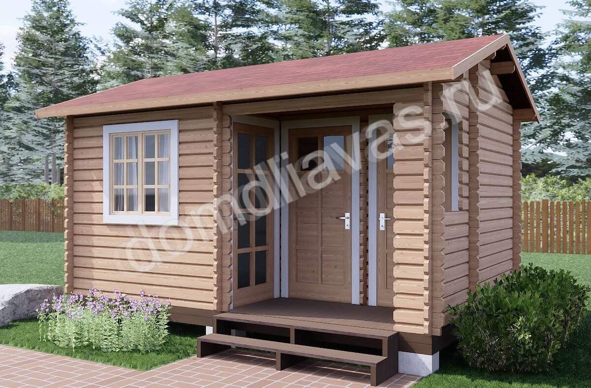 Хозблок (3 в 1) Домишко 5,0х3,5