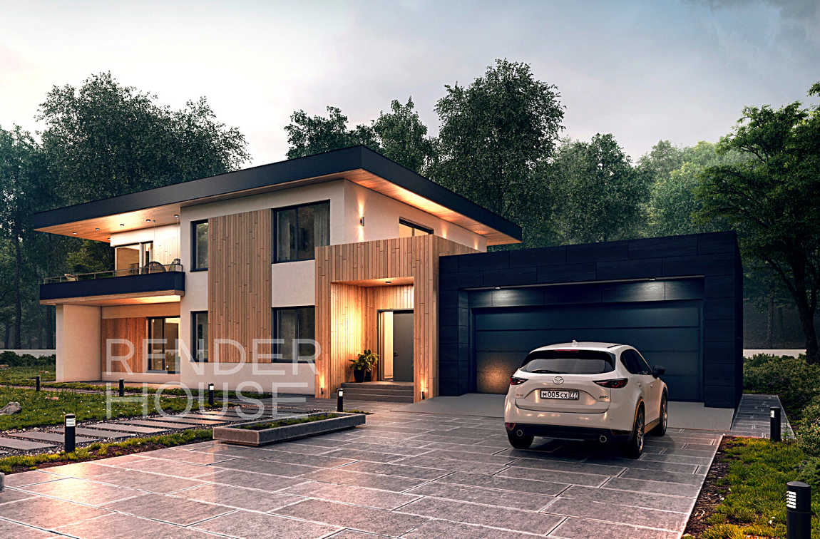 Проект ЛЕЙКСАЙД, Render House 