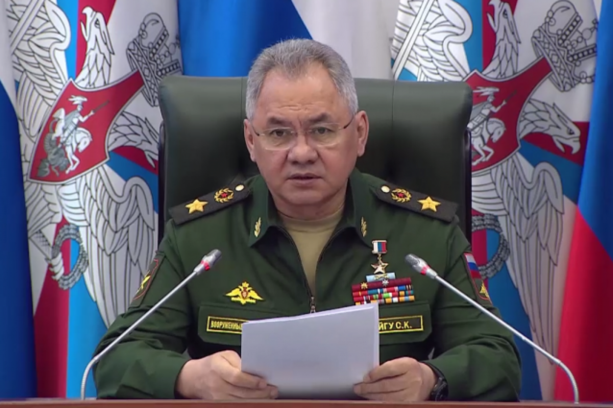    Шойгу заявил о провале контрнаступления ВСУ и больших потерях Украины
