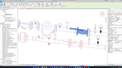 Вторая итерация узла ввода после 30 минутного обучения Revit