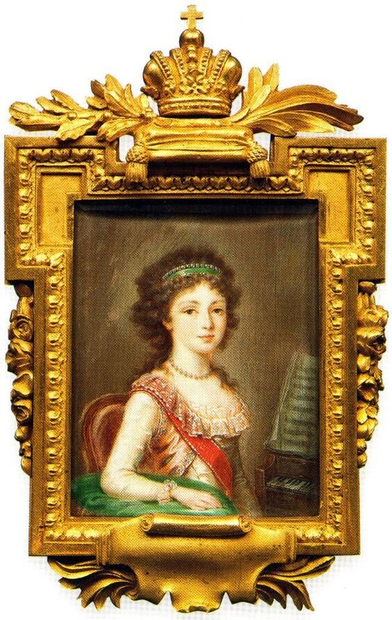 Портрет великой княгини Анны Фёдоровны, 1796 г. (худож. Пётр Герасимович Жарков)