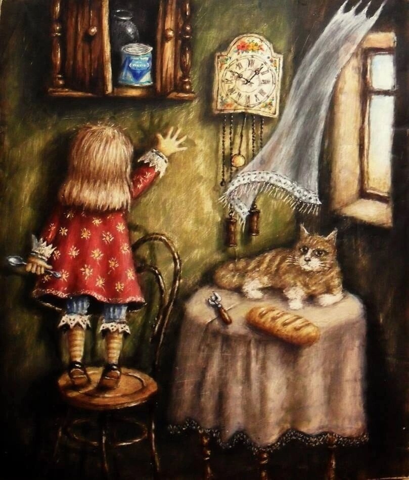 Демьян Ленков, "Запретный плод", дерево, акрил, масло, 40х30