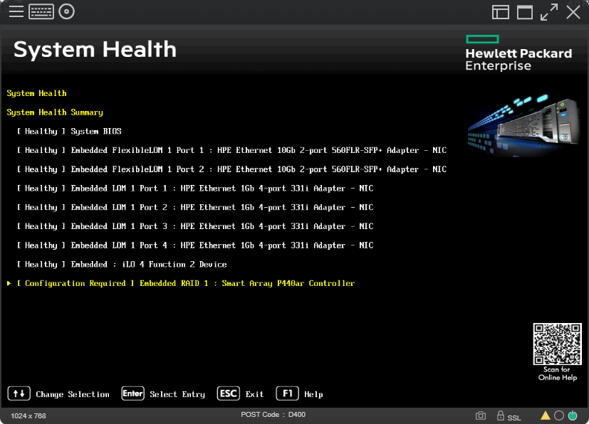 Cache configuration