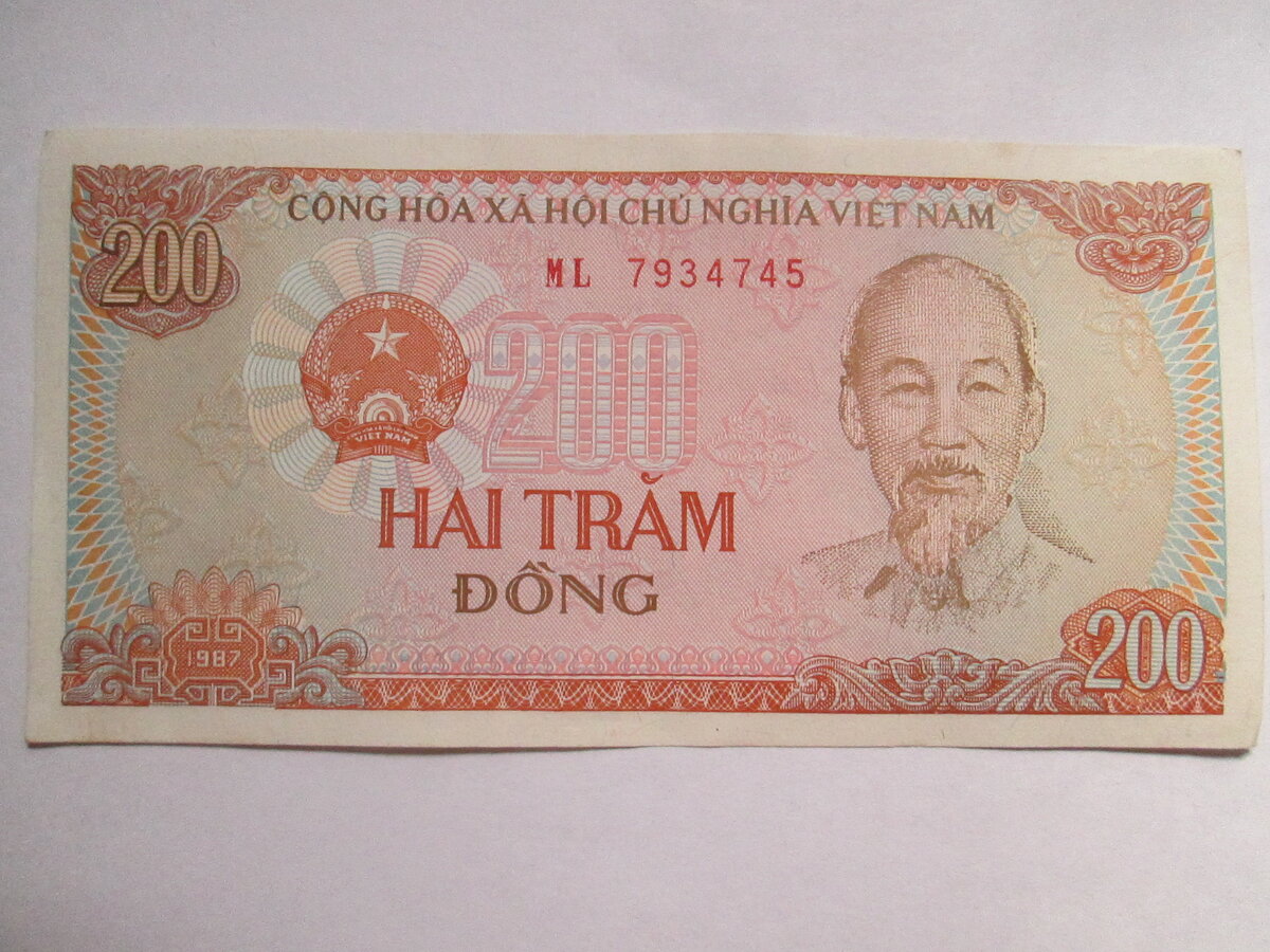 Курс вьетнамской валюты к рублю на сегодня