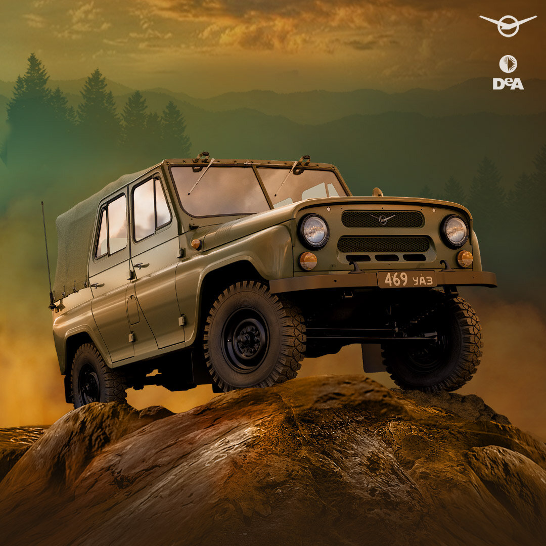 Совместный проект завода УАЗ и издательского дома Де Агостини- модель УАЗ-469, фото УАЗ