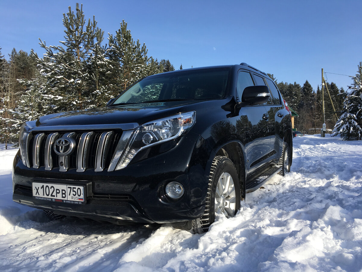 Toyota Land Cruiser 150 Prado зимой