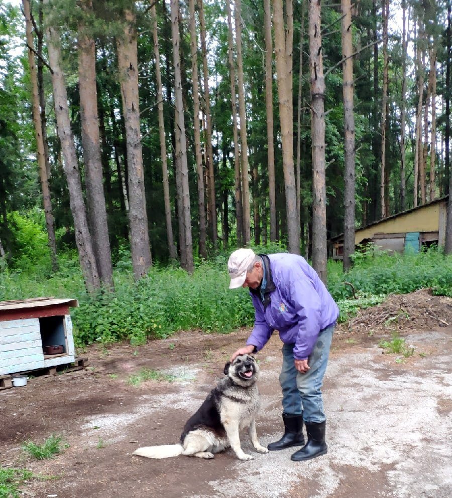 Наш сторож пал очередной жертвой ее обаяния.