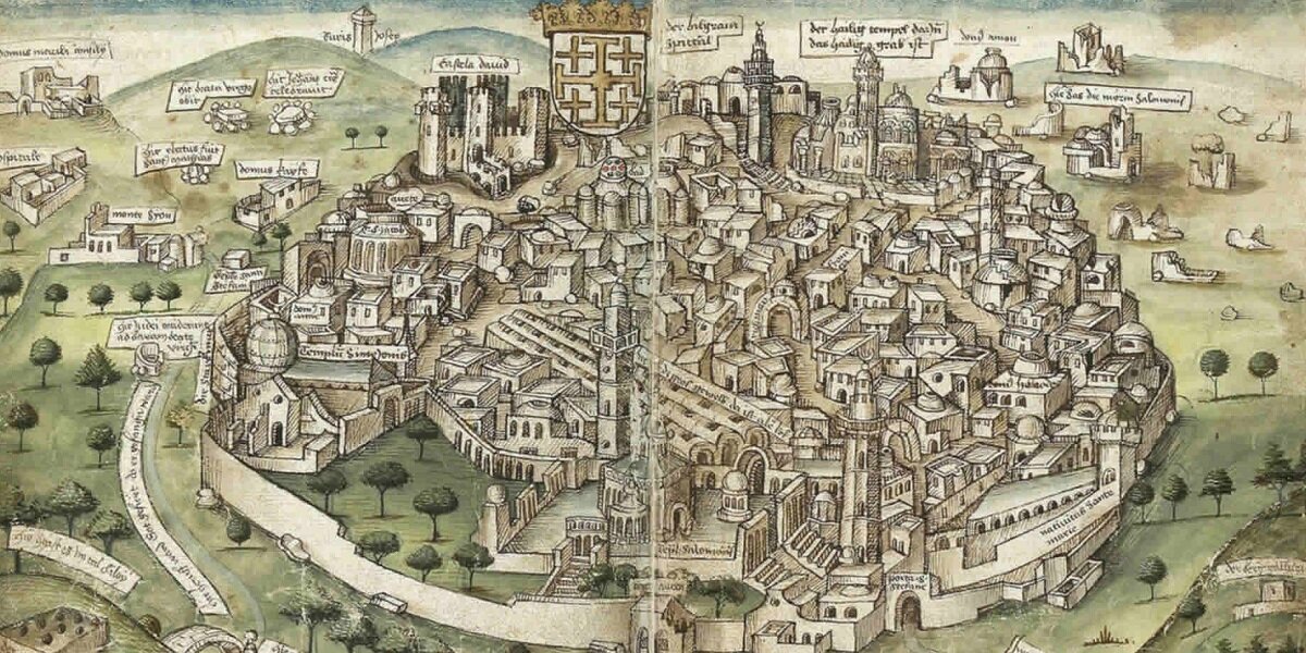 Карта Иерусалима