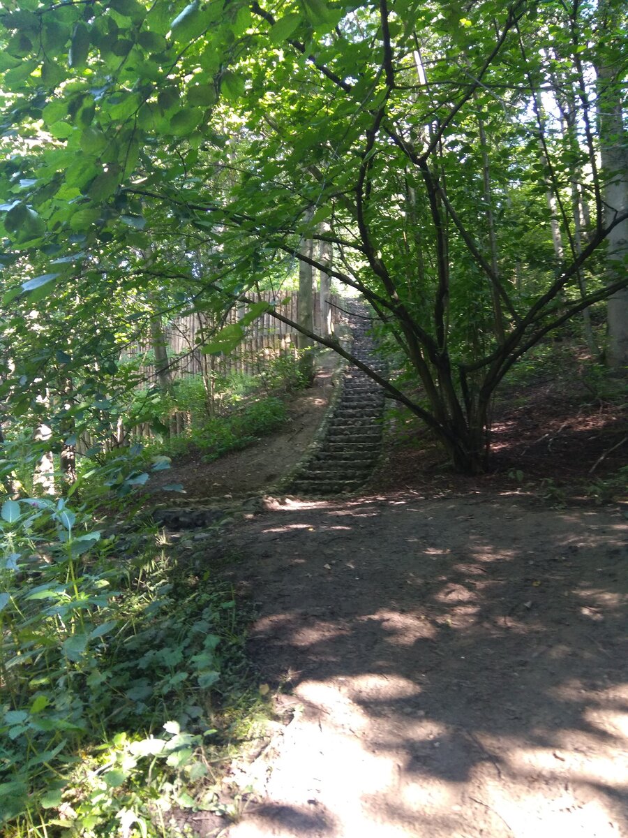 Каменная лестница в Коломенском.