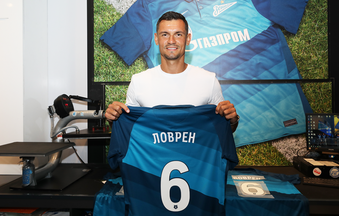 Защитник "Зенита" Деян Ловрен. Фото - ФК "Зенит".