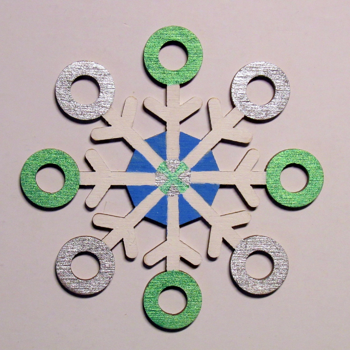 Поделка №12 "Снежинка".