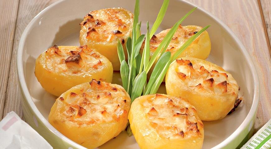 Картофель, фаршированный мясом кабана - пошаговый рецепт с фото