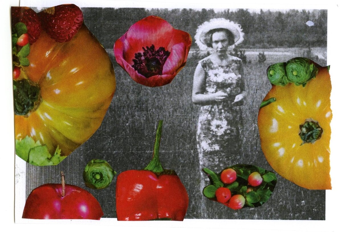 Мой коллаж для календаря. Август