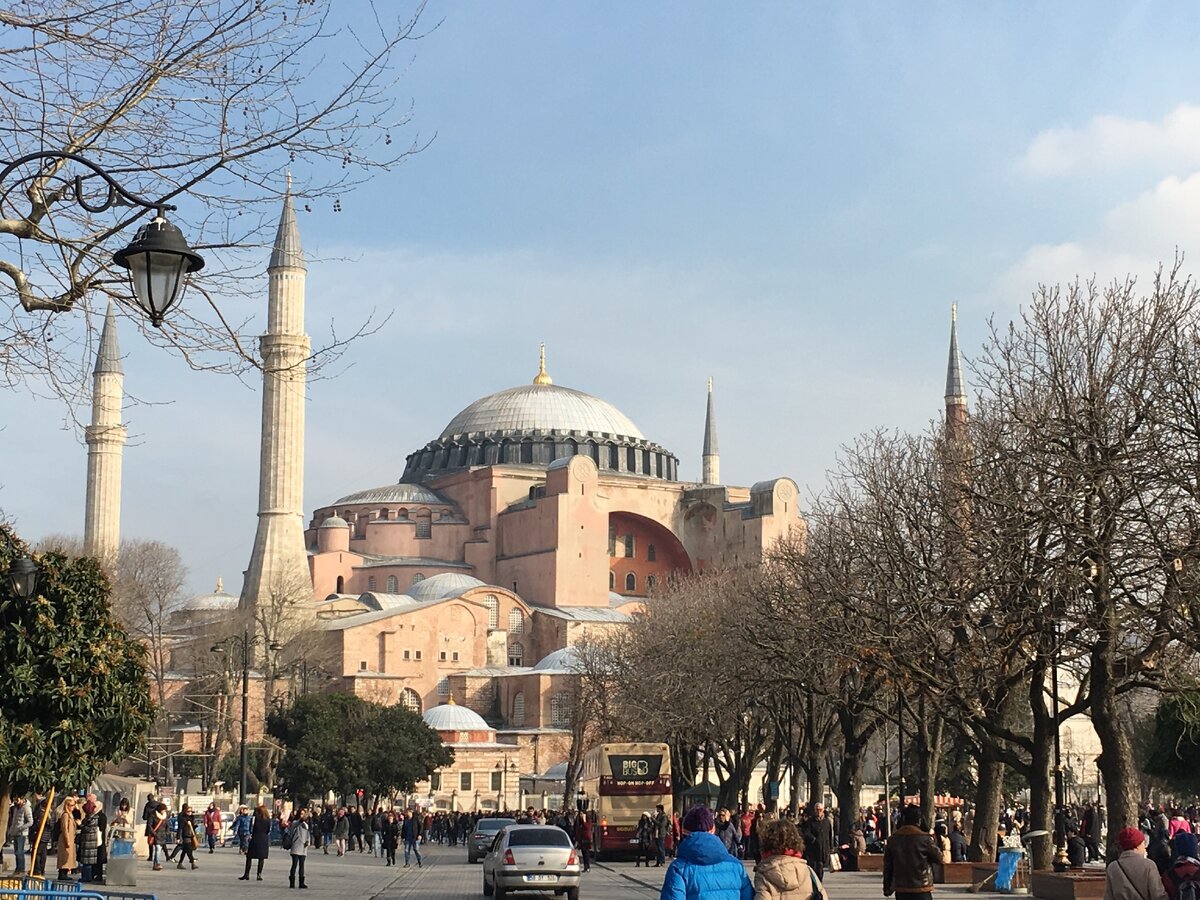 Собор Святой Софии ясным январским днем