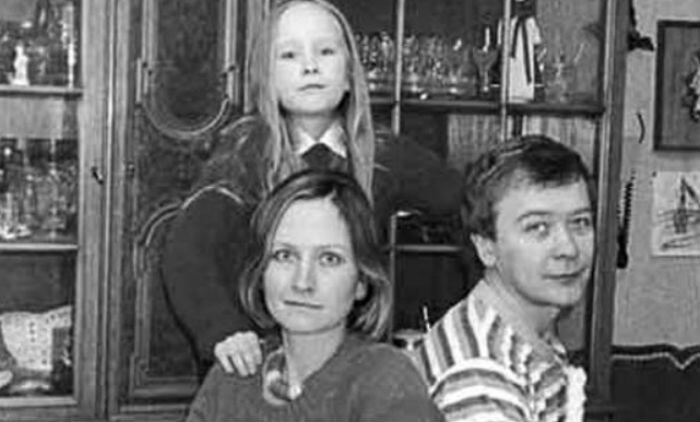 Сергей Проханов с женой и дочкой