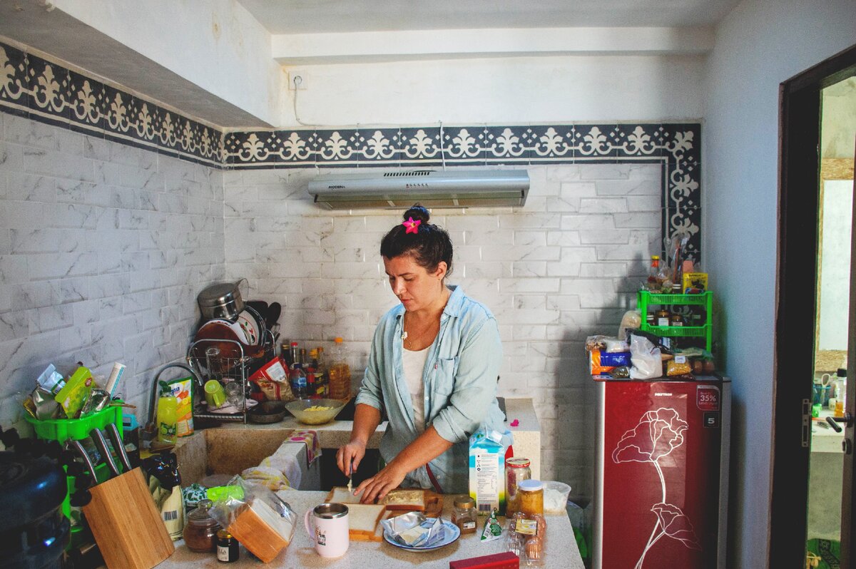 Готовлю французские тосты. На завтрак