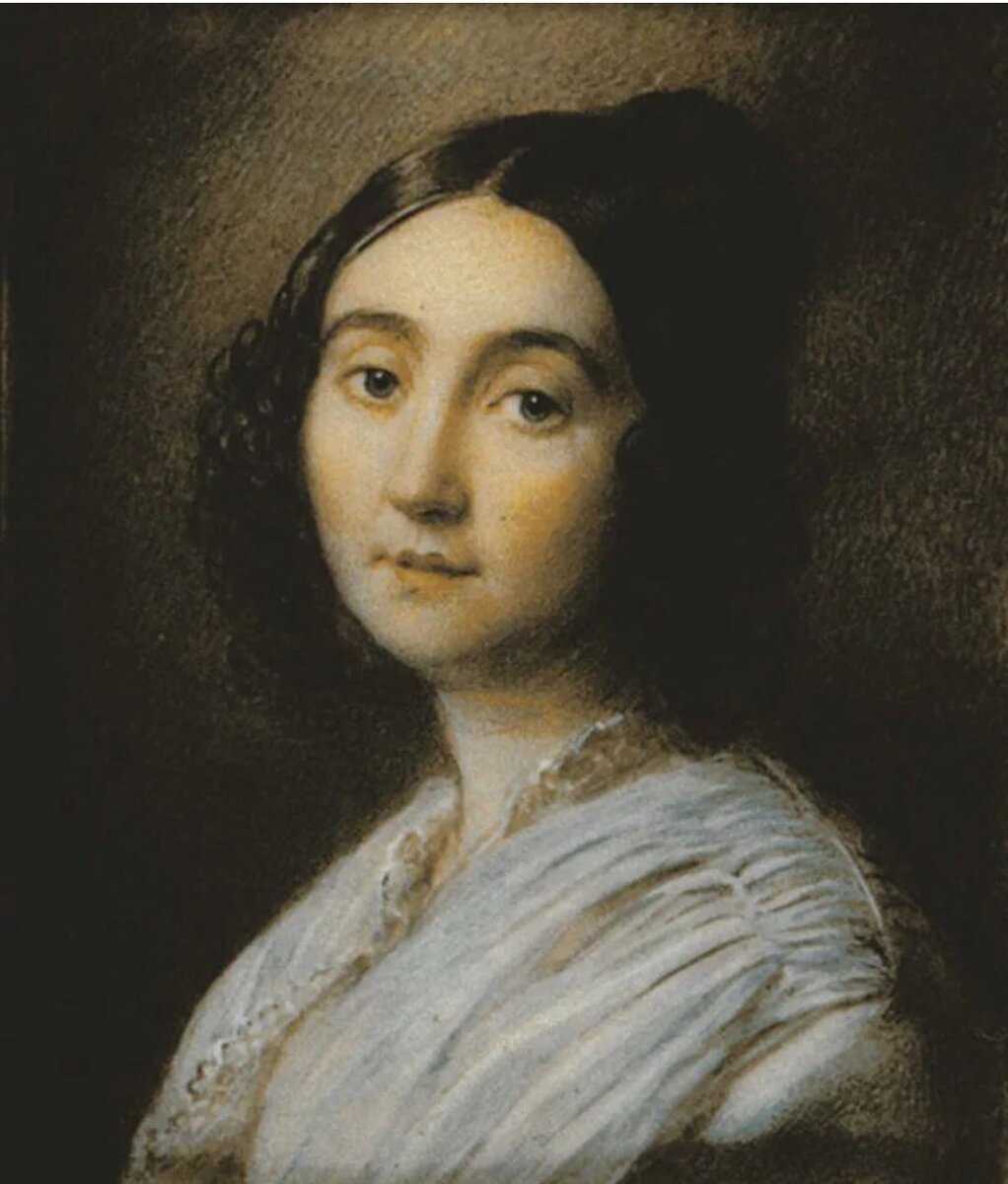  Графиня Евдокия Петровна Ростопчина, Художник: Г. Кордик, 1846. Источник: proza.ru