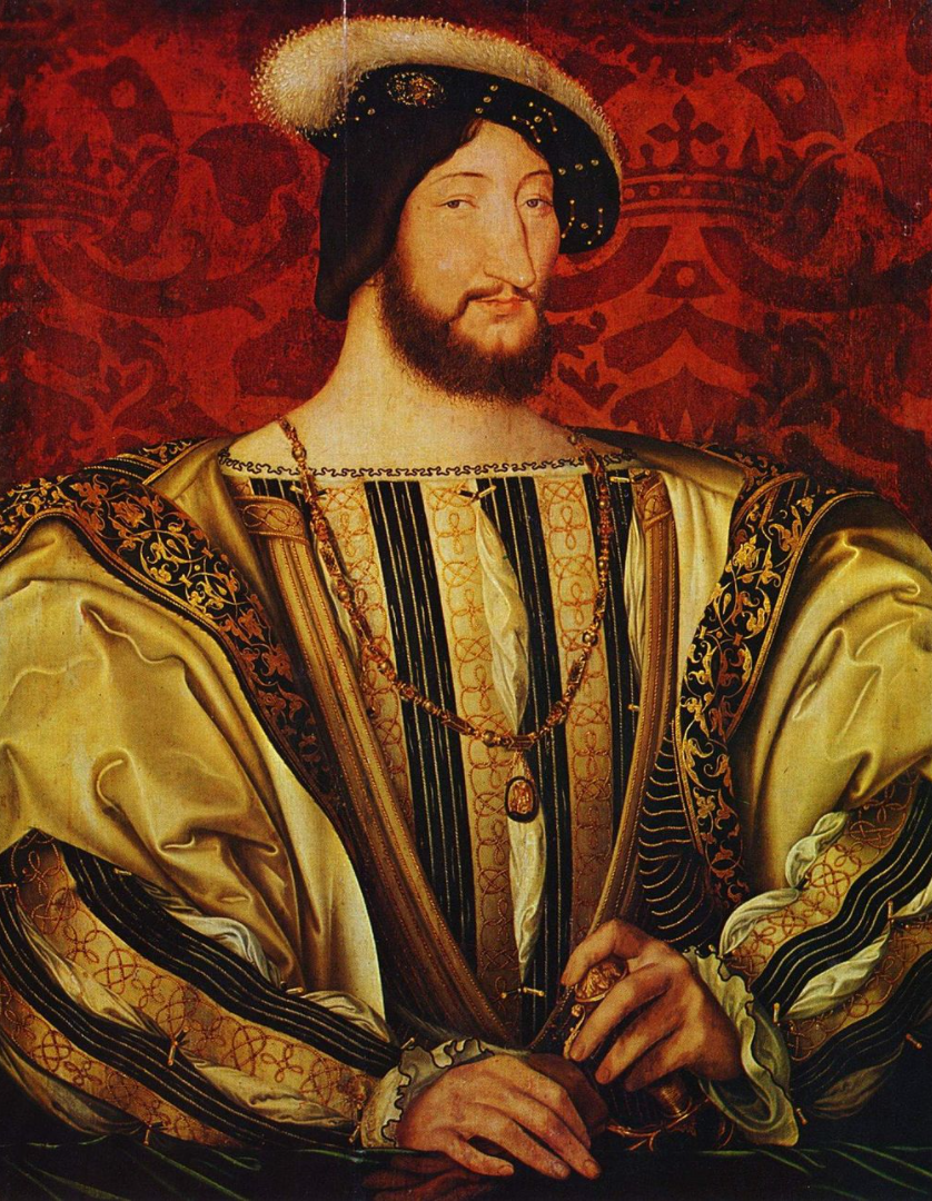 Франциск I. Худ. Жан Клуэ. 1525, Лувр