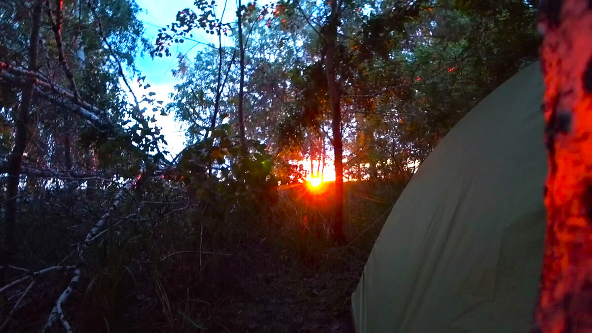 Закат в это день был превосходен.