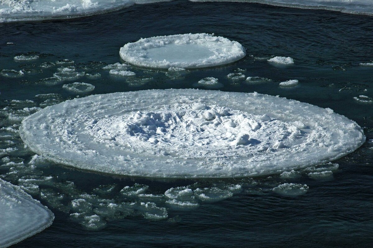 Ледяные круги на воде