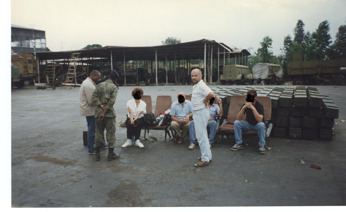 Прилетели. Пуэнт-Нуар. Конго.