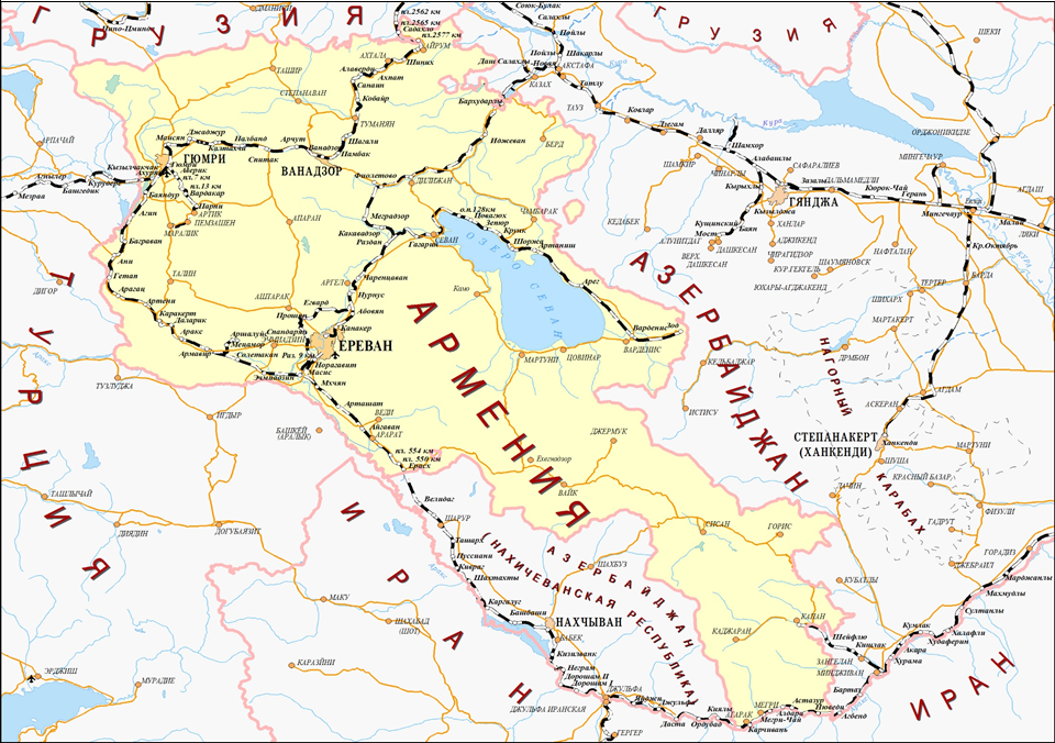 Схема азербайджан. Карта железных дорог Армении. Схема железных дорог Армении. Железная дорога Армении карта. Армянские железные дороги карта.